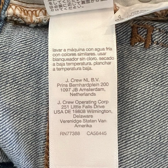 MADEWELL THE PERFECT VINTAGE CROP JEANS IN CLYMER WASH NWT WOMEN'S SIZE 24 - Picture 12 of 16